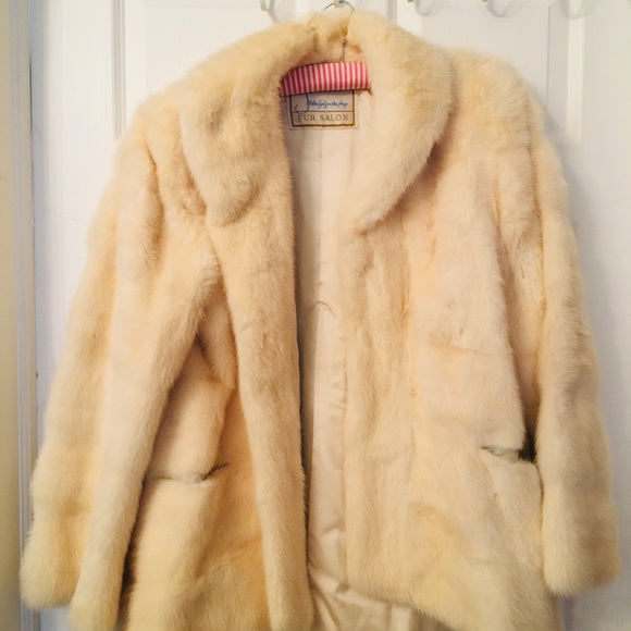 RARE YVES SAINT LAURENT YSL mink coat +silk lining - Picture 2 of 6